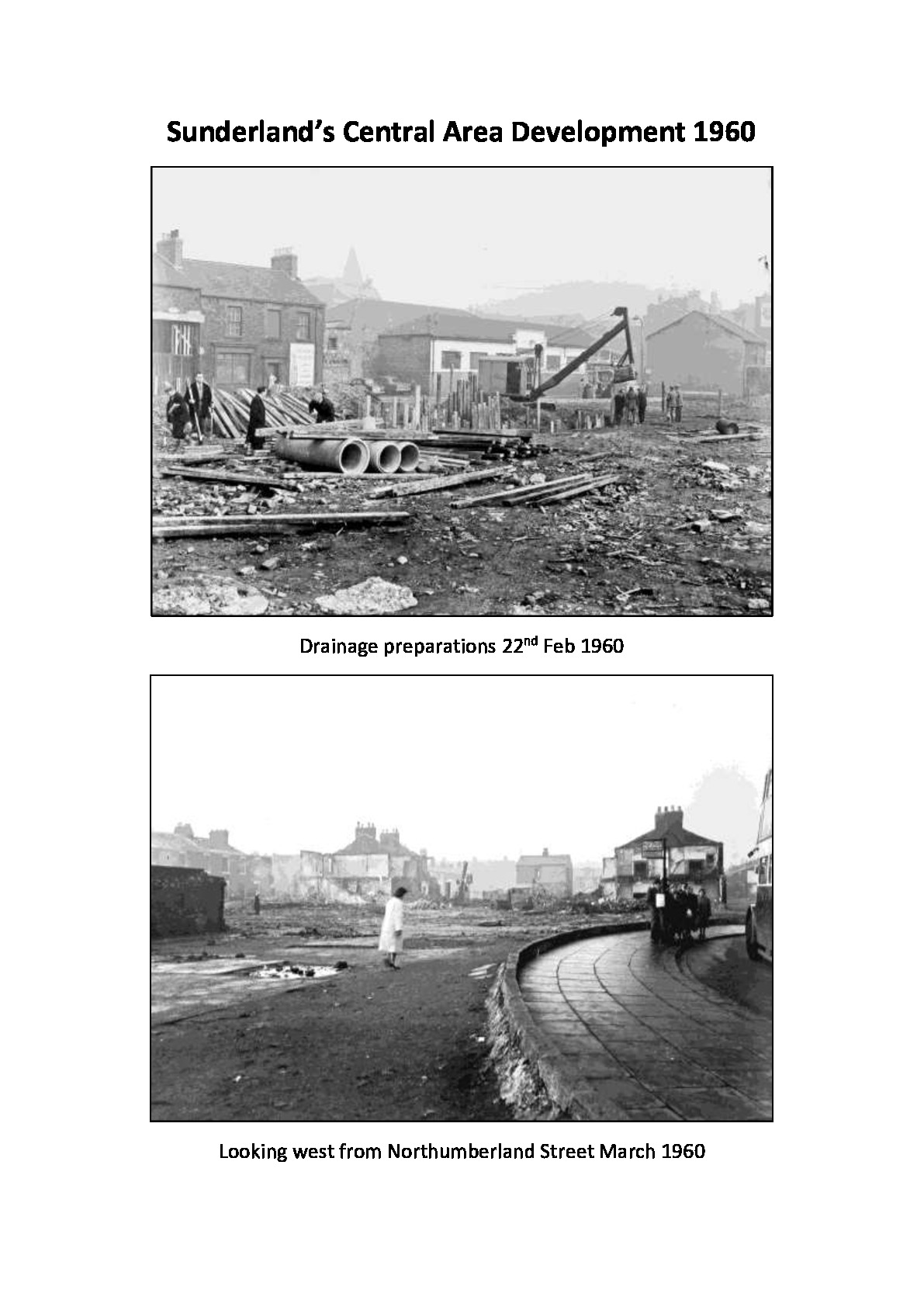 Sunderland' Central Area Development 1960